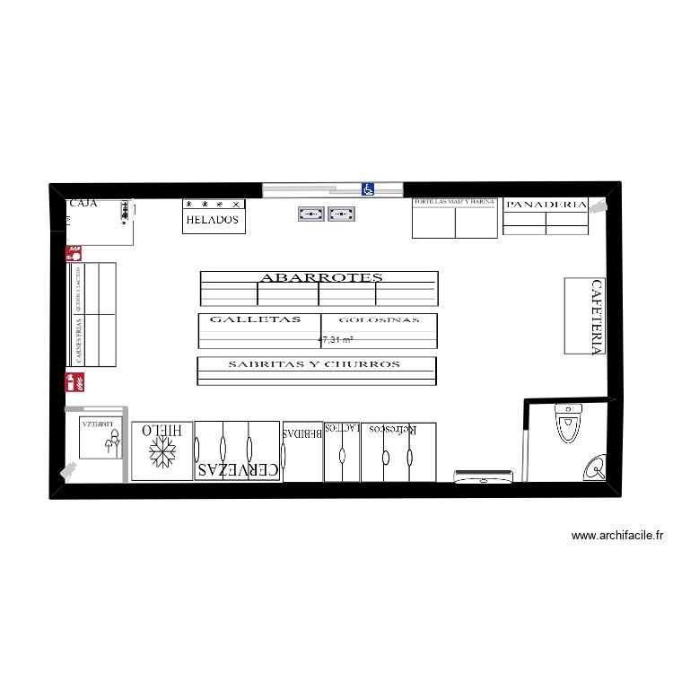 TIENDA. Plan de 0 pièce et 0 m2