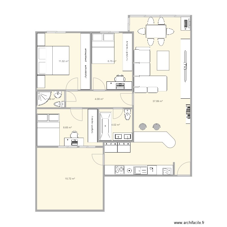 proyecto. Plan de 0 pièce et 0 m2