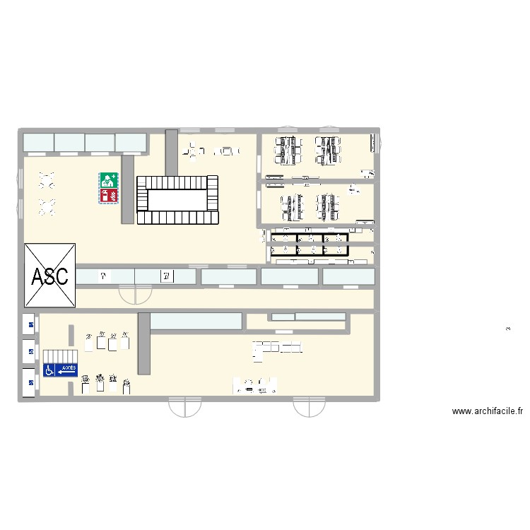 bureau111. Plan de 0 pièce et 0 m2
