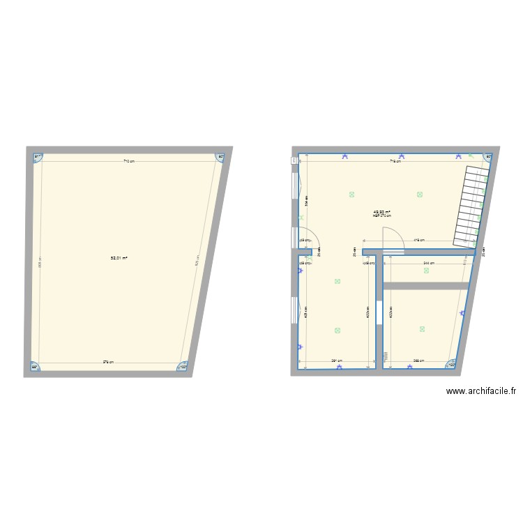 Nueva Casa 01. Plan de 0 pièce et 0 m2