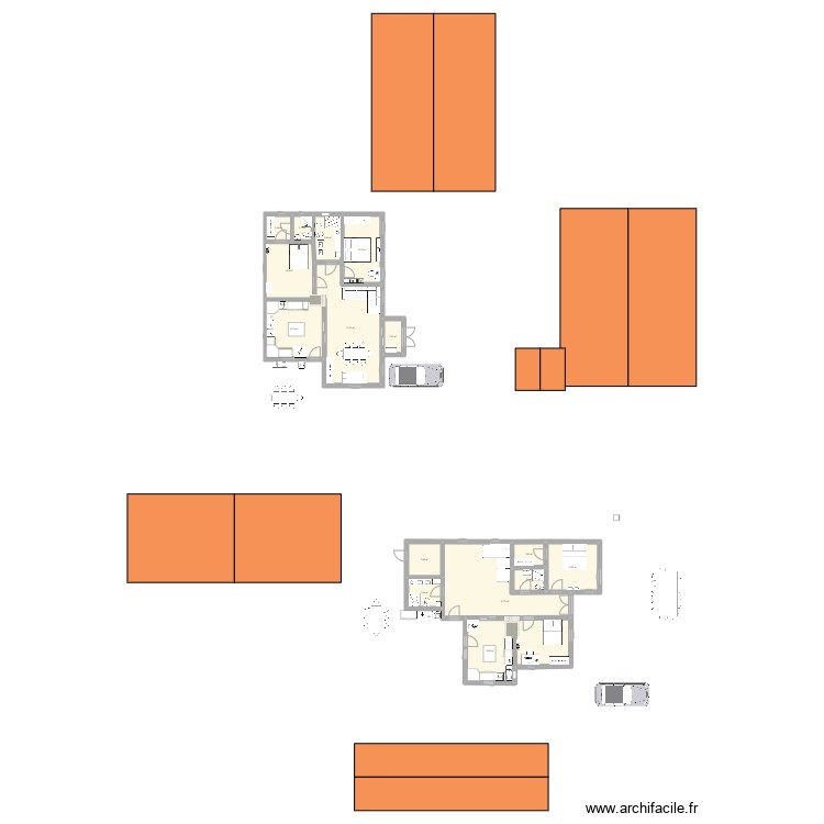 plan 2, bucatarie sud. Plan de 0 pièce et 0 m2