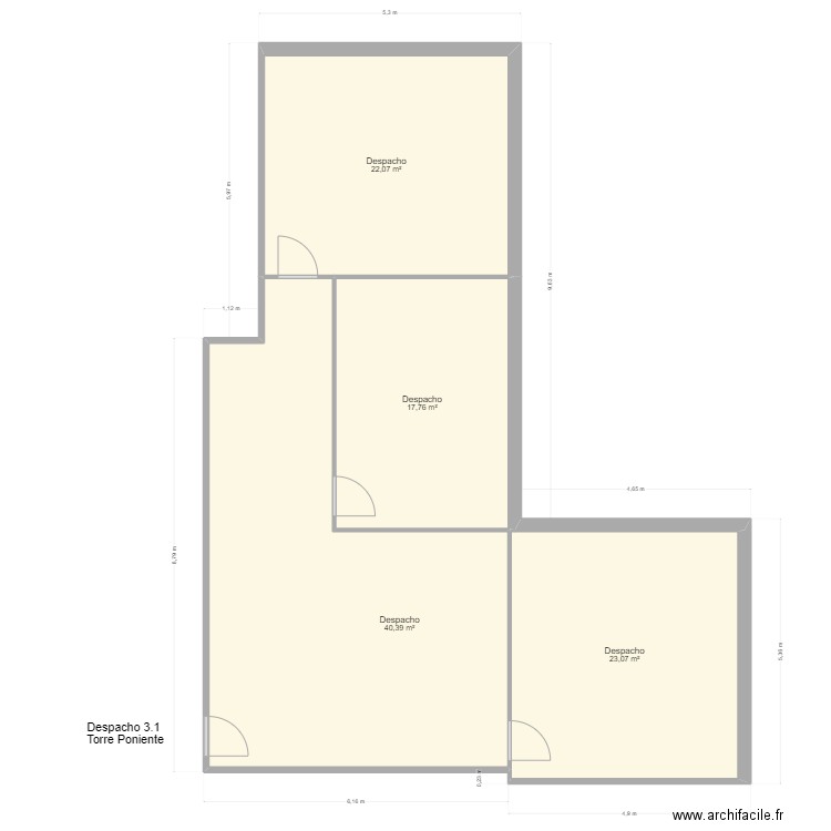 jeronimo roure 43-3.1 puerto sagunto. Plan de 0 pièce et 0 m2