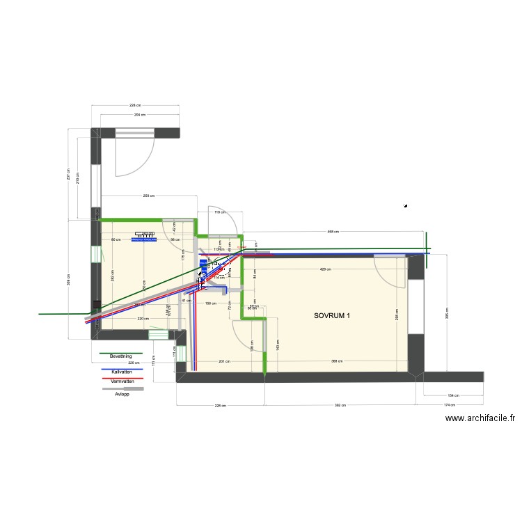 Pl6 VA sov bad wc. Plan de 0 pièce et 0 m2