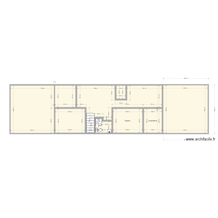 Residência térreo. Plan de 0 pièce et 0 m2