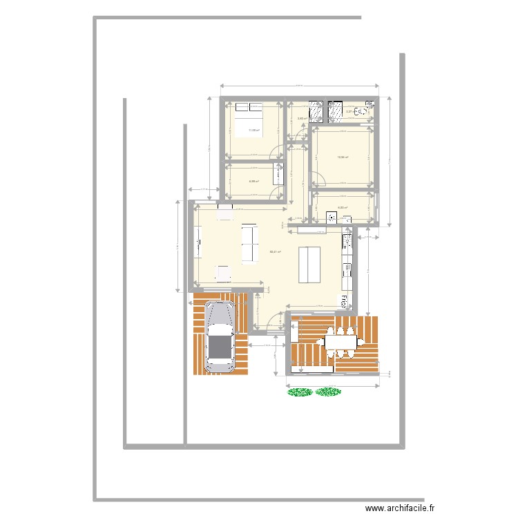 casa 2019. Plan de 0 pièce et 0 m2