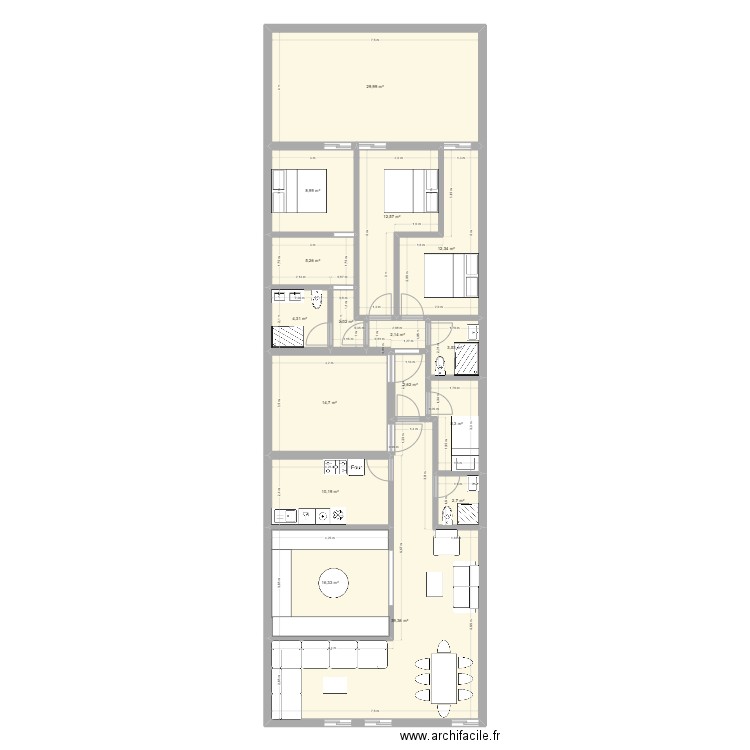 116 croix nivert. Plan de 0 pièce et 0 m2