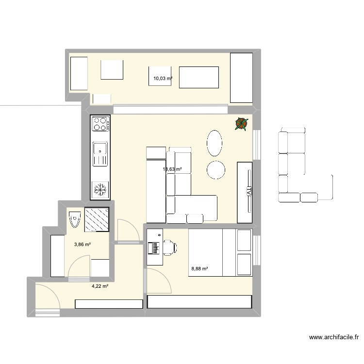 stan2. Plan de 0 pièce et 0 m2