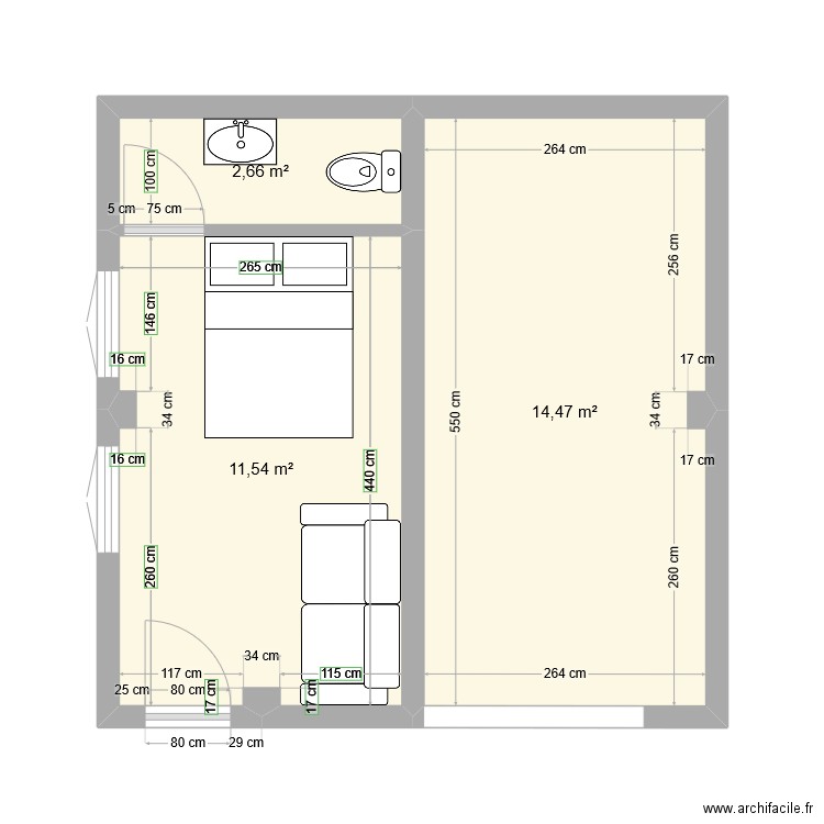 Quarto hospedes - Escoural 3. Plan de 0 pièce et 0 m2