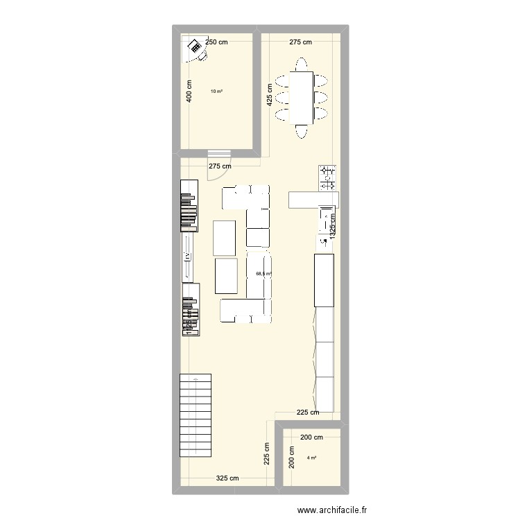 semi-detached floorplan. Plan de 0 pièce et 0 m2