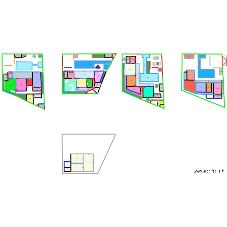 micasa. Plan de 64 pièces et 1058 m2