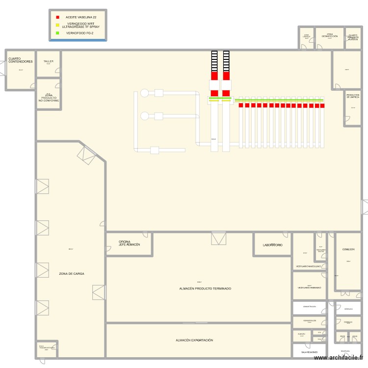 Canto zonas uso grasa alimentaria 2. Plan de 0 pièce et 0 m2