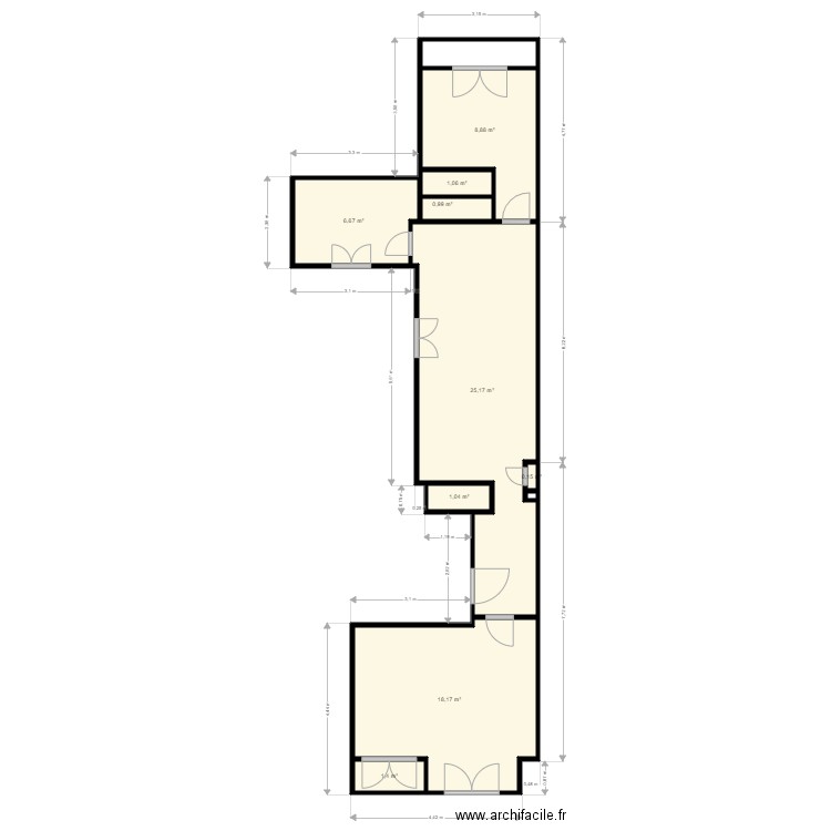 platanos 13 5 valencia. Plan de 0 pièce et 0 m2