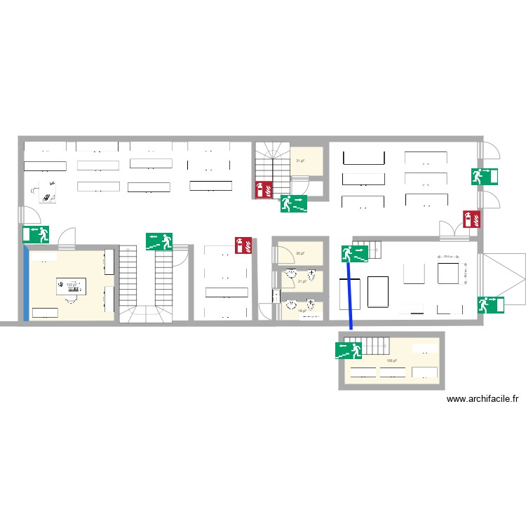 6c 1p. Plan de 0 pièce et 0 m2
