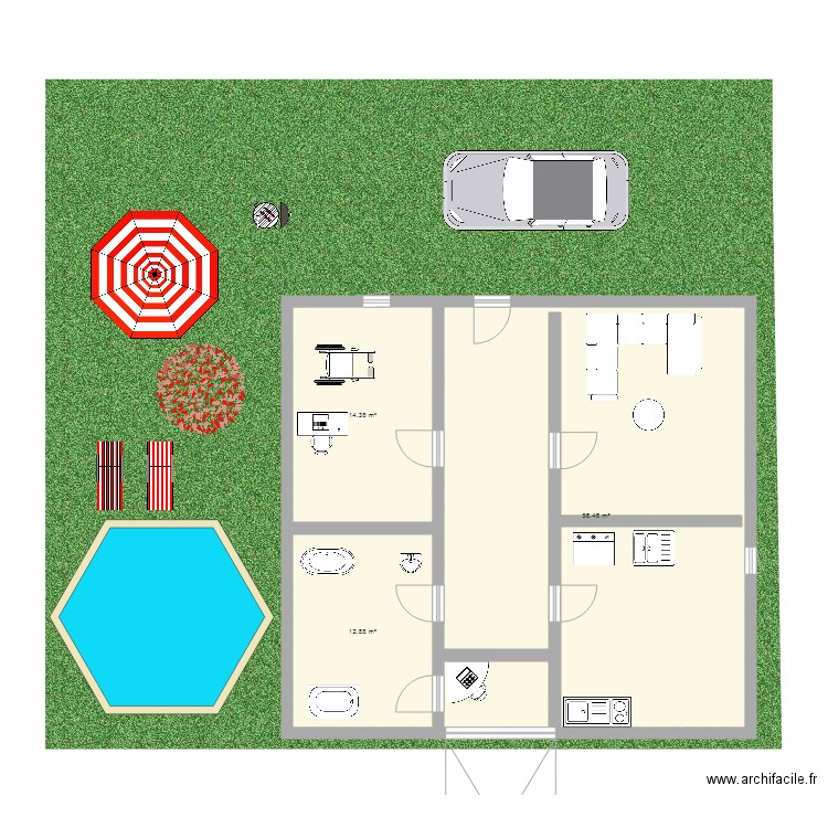 aleem i aina. Plan de 0 pièce et 0 m2
