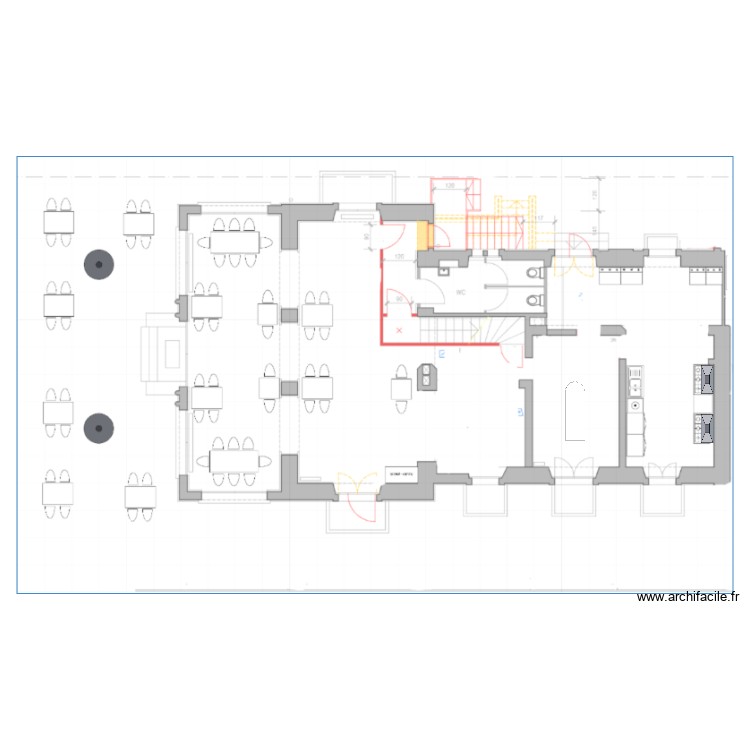 f&b. Plan de 0 pièce et 0 m2