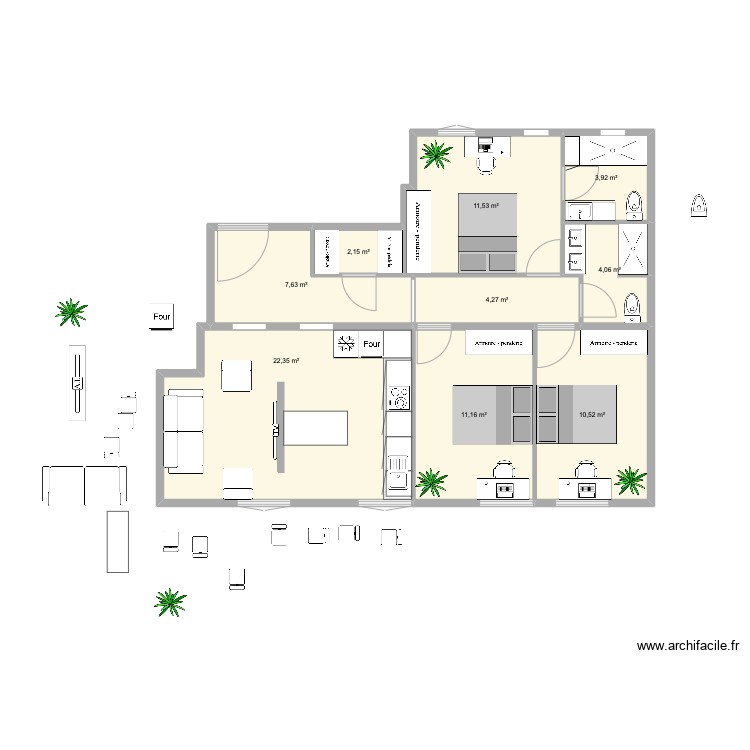 alonso cano cocina a la derecha muro separacion. Plan de 0 pièce et 0 m2