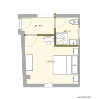 Back bedroom measured dims new shwr