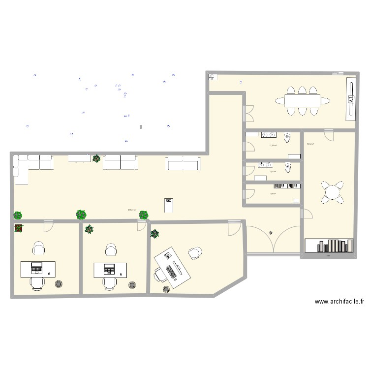 Kisapati Esbozo 01 con los enchufes. . Plan de 0 pièce et 0 m2