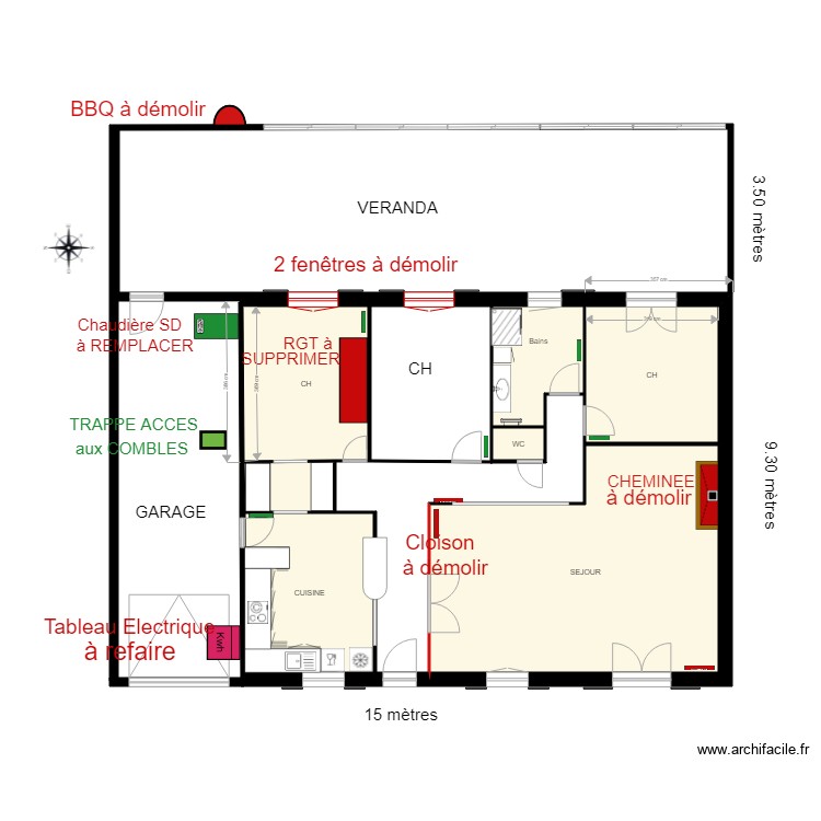 NIEUL RC. Plan de 0 pièce et 0 m2