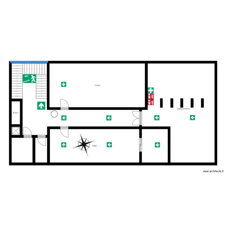 fl 2. Plan de 0 pièce et 0 m2