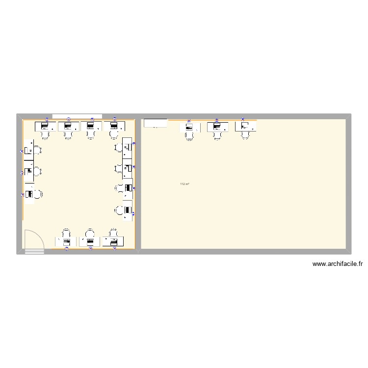 sala m y lab. Plan de 0 pièce et 0 m2