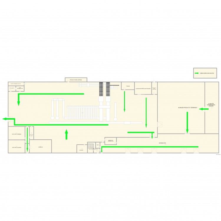 Camar Evacuación 2. Plan de 0 pièce et 0 m2