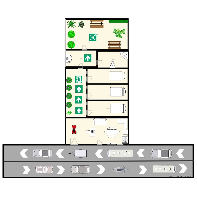 PLAN DE CADA. Plan de 0 pièce et 0 m2
