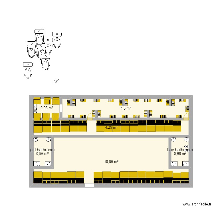 school for spies. Plan de 0 pièce et 0 m2