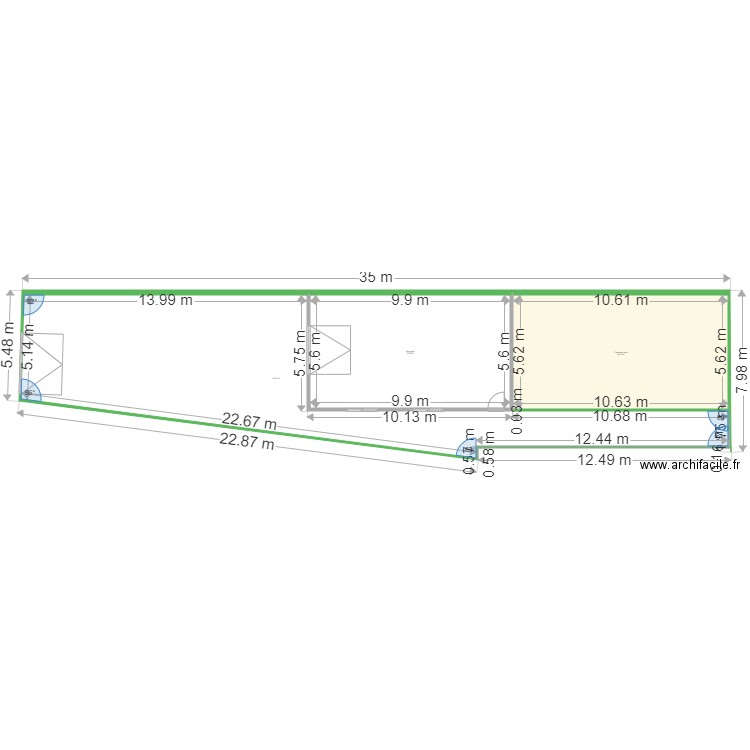 Granja 1306. Plan de 0 pièce et 0 m2