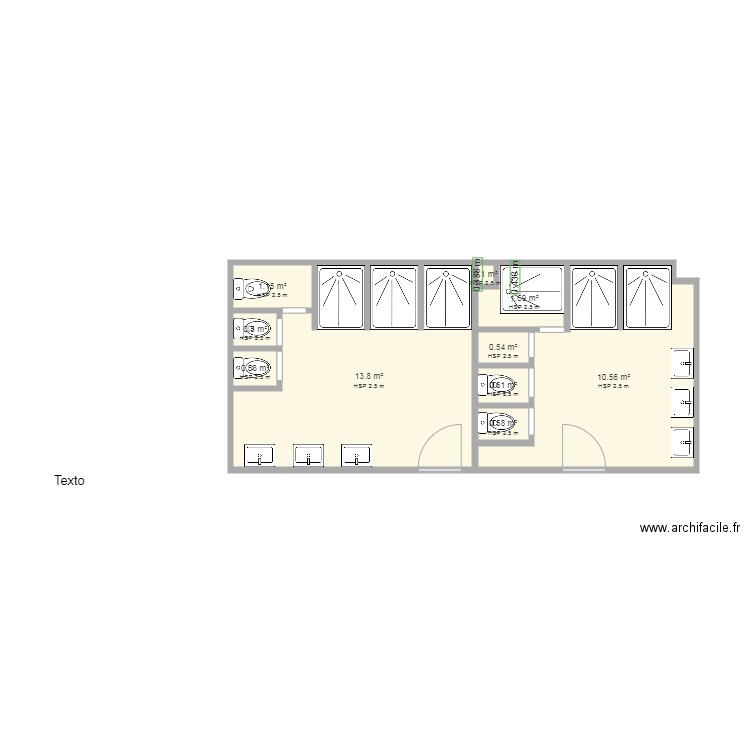 VESTUARIS. Plan de 0 pièce et 0 m2