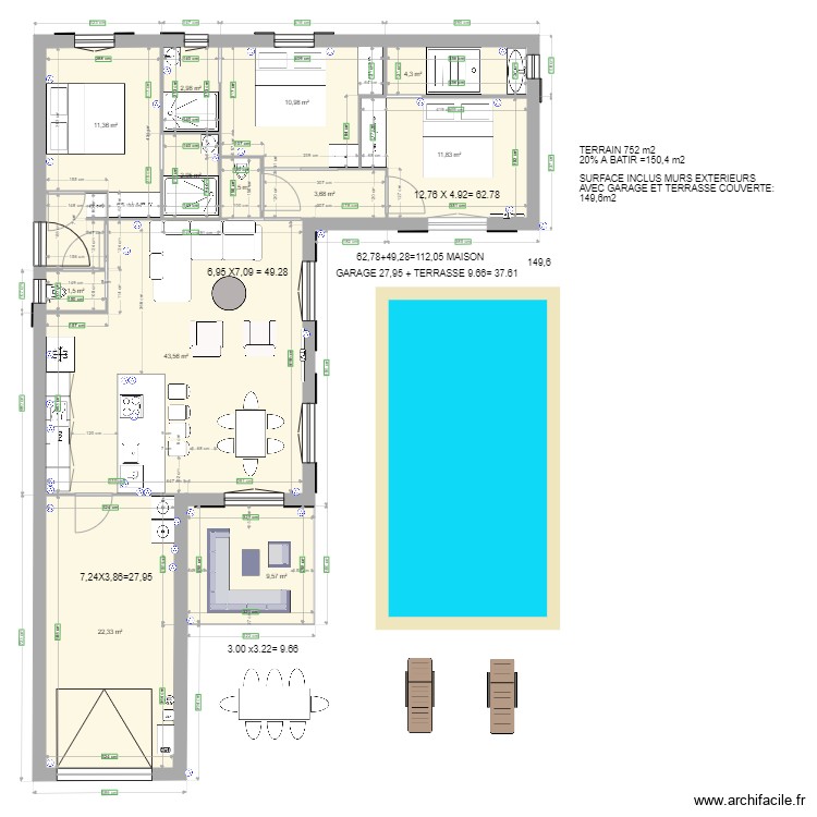 evi muren 31 EIND RESULTAAT minder 150m. Plan de 0 pièce et 0 m2