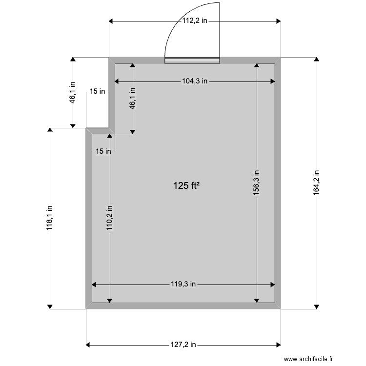 Bras 310. Plan de 0 pièce et 0 m2