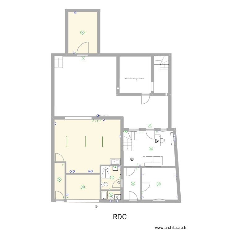 RDC n° 5-7. Plan de 0 pièce et 0 m2