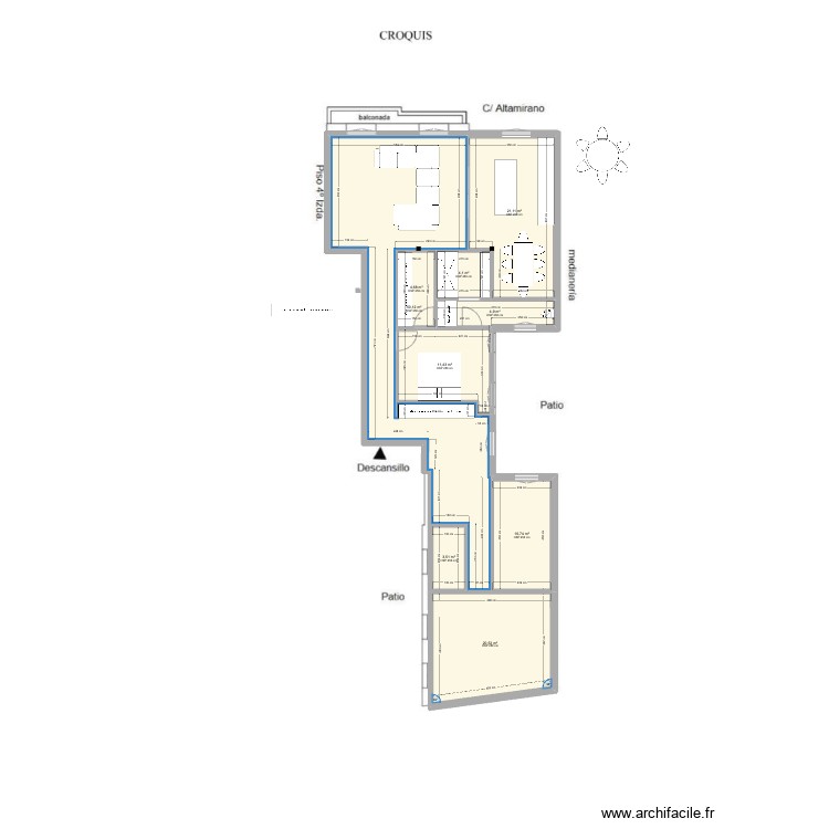 Altamirano 37 6.0. Plan de 0 pièce et 0 m2 Altamirano 37 6.0. Plan de 0 pièce et 0 m2