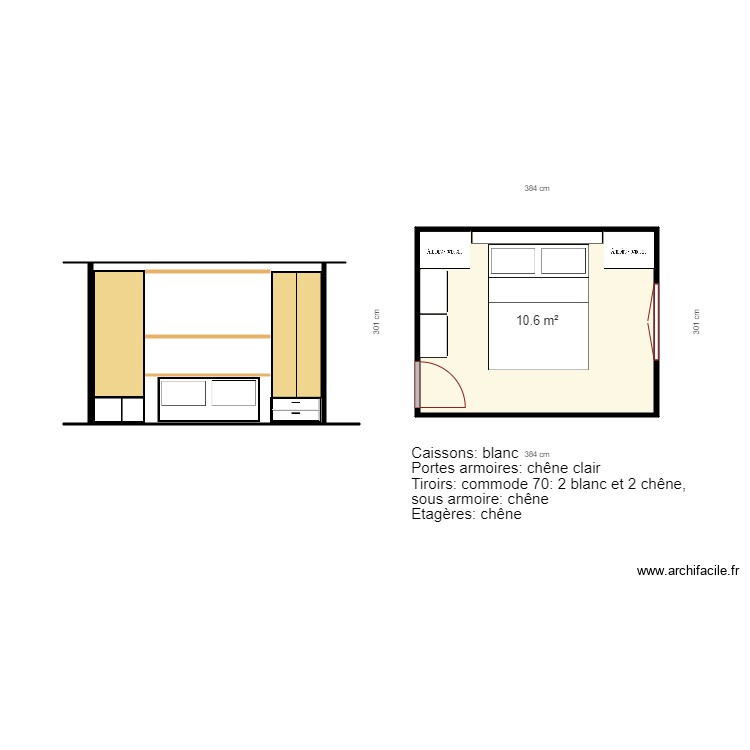 CHAMBRE PONT. Plan de 0 pièce et 0 m2