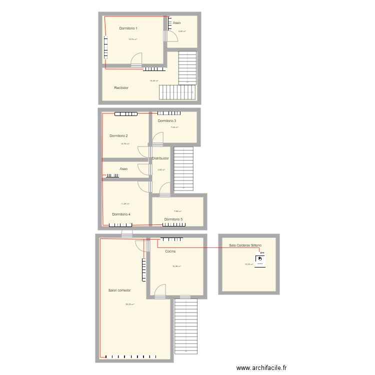 Sabaris Javi. Plan de 0 pièce et 0 m2