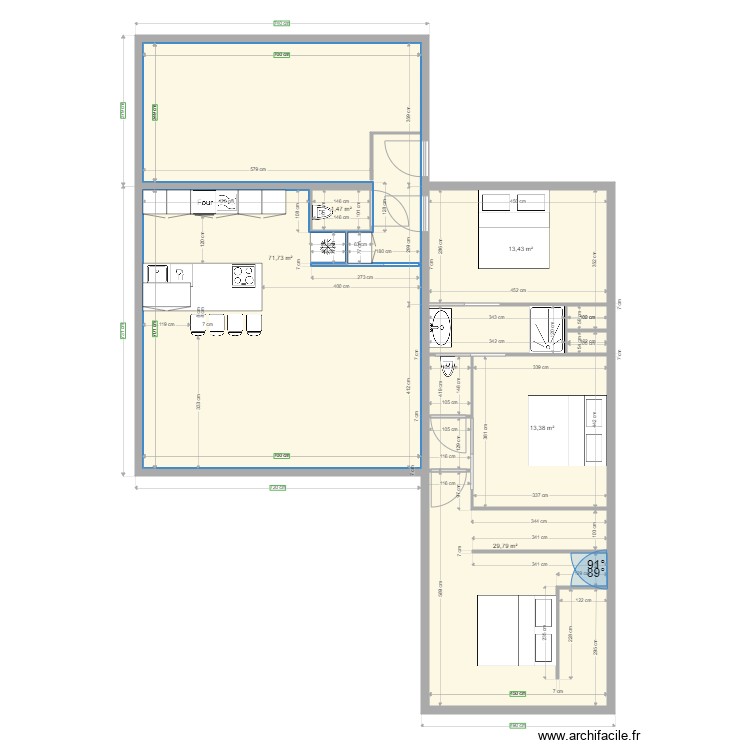 evi Barjac. Plan de 0 pièce et 0 m2