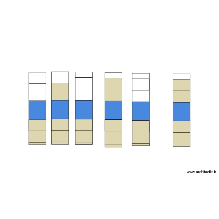 façade. Plan de 0 pièce et 0 m2