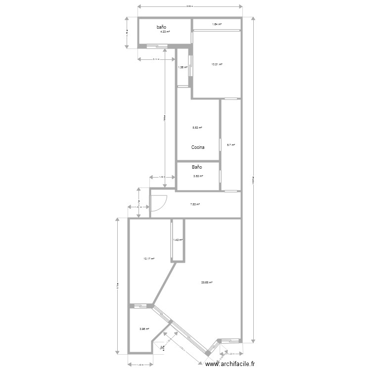 Jorge Juan Valencia. Plan de 0 pièce et 0 m2
