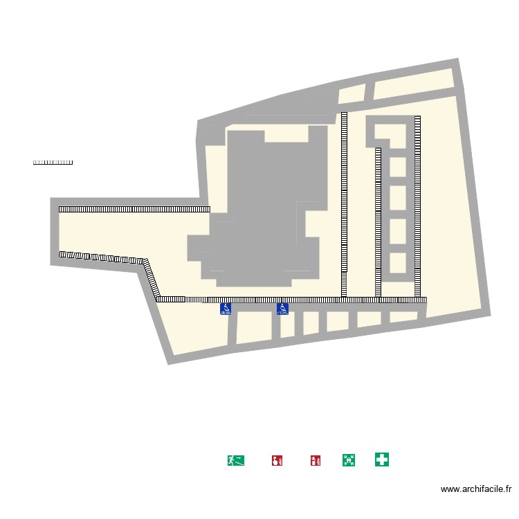PARQUEADERO rutas se&ntilde;alizaci&oacute;n . Plan de 0 pièce et 0 m2