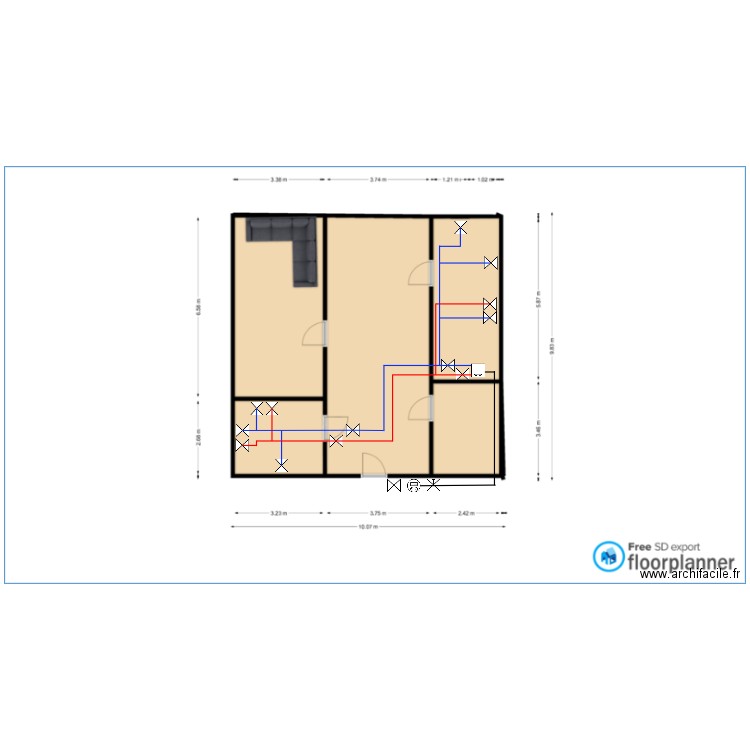 tekno. Plan de 0 pièce et 0 m2