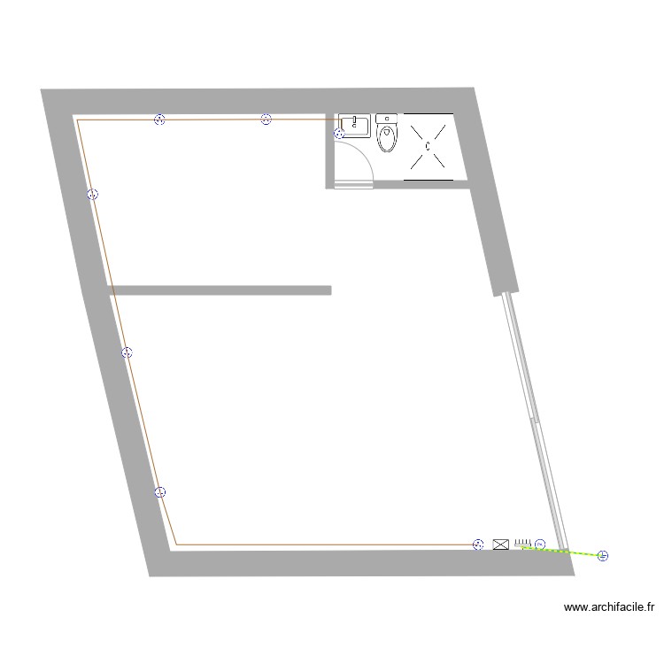 Bodega electrico contactos. Plan de 0 pièce et 0 m2