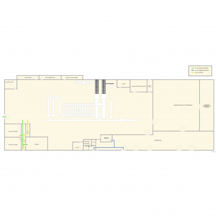 Camar flujo personal. Plan de 0 pièce et 0 m2