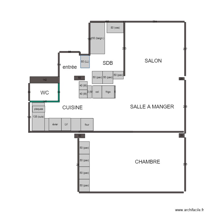 131118 meubles. Plan de 0 pièce et 0 m2
