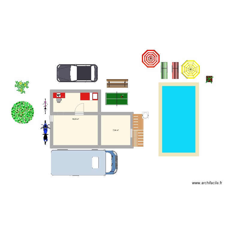Essai 2. Plan de 0 pièce et 0 m2