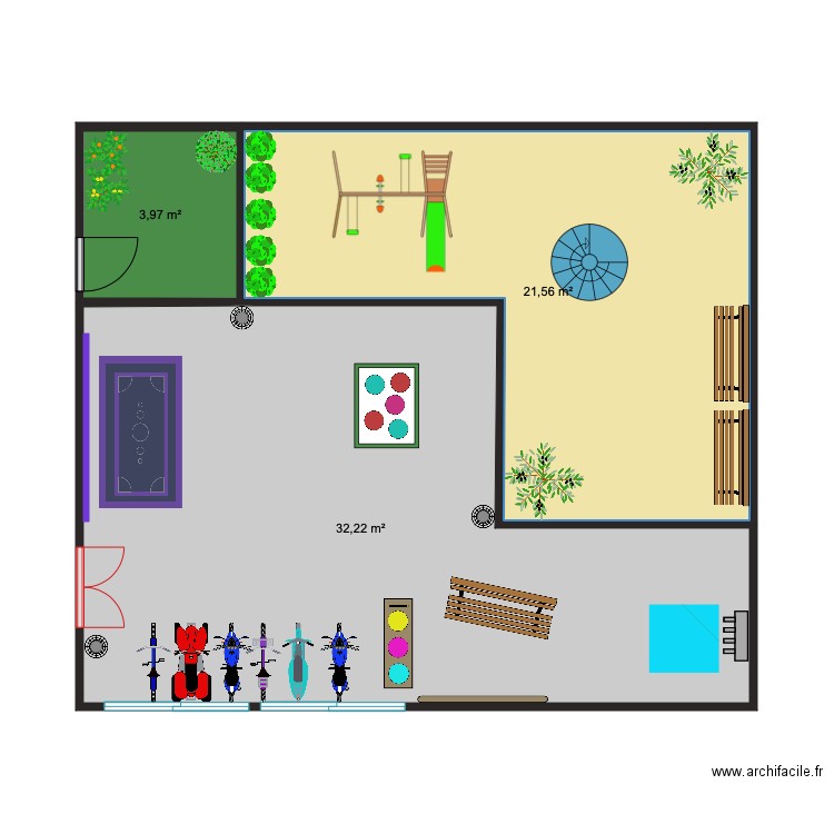 PATIO. Plan de 0 pièce et 0 m2