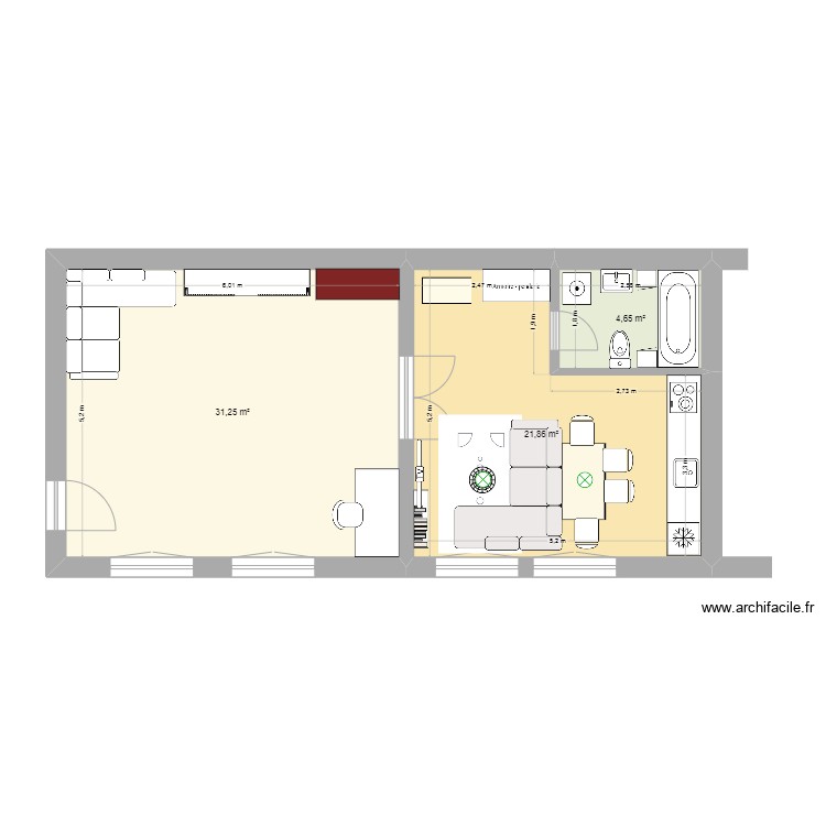 kuca bj var 1. Plan de 0 pièce et 0 m2