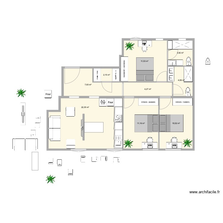alonso cano cocina a la derecha . Plan de 0 pièce et 0 m2