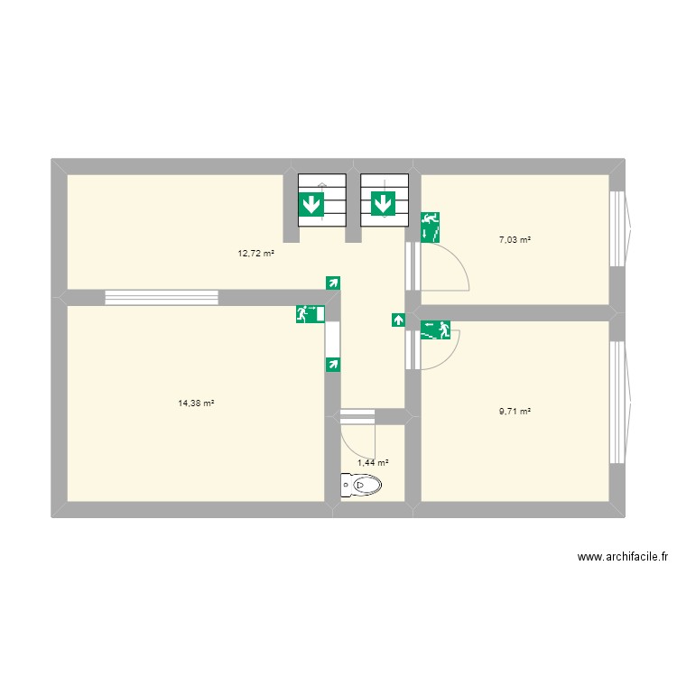 RUTA PISO 2. Plan de 0 pièce et 0 m2