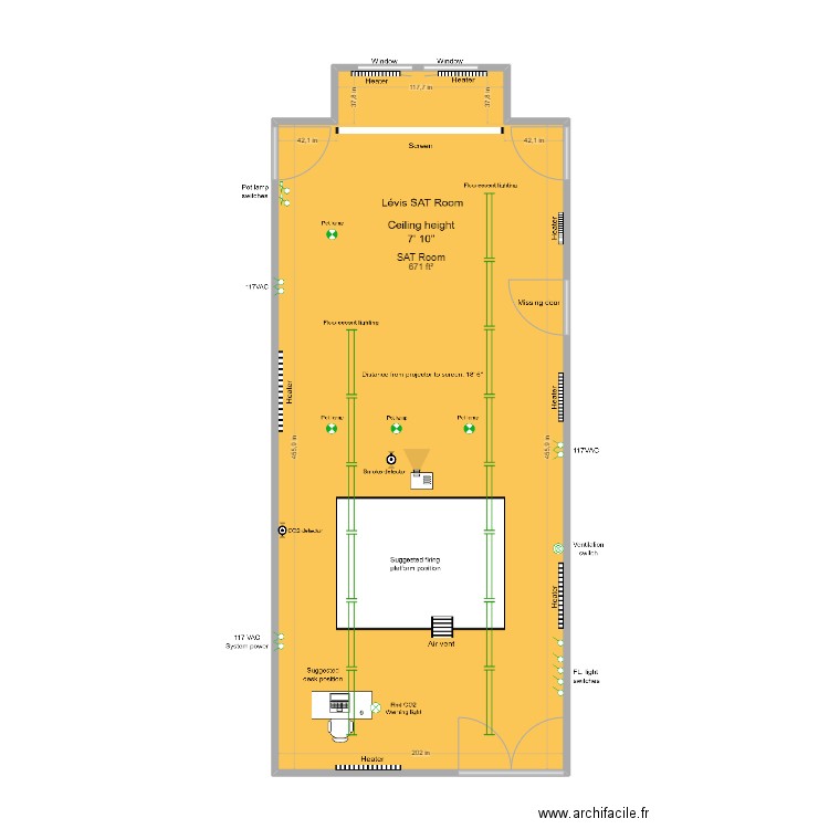 Lévis SAT Room. Plan de 0 pièce et 0 m2